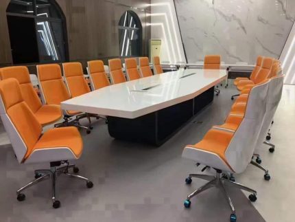 Conference table and chairs